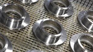 Aluminum soft magnetic composite parts.
